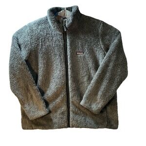 Patagonia Los Gatos FullZip Sherpa Fleece Pullover Women XXLBlue/SlateAthleisure